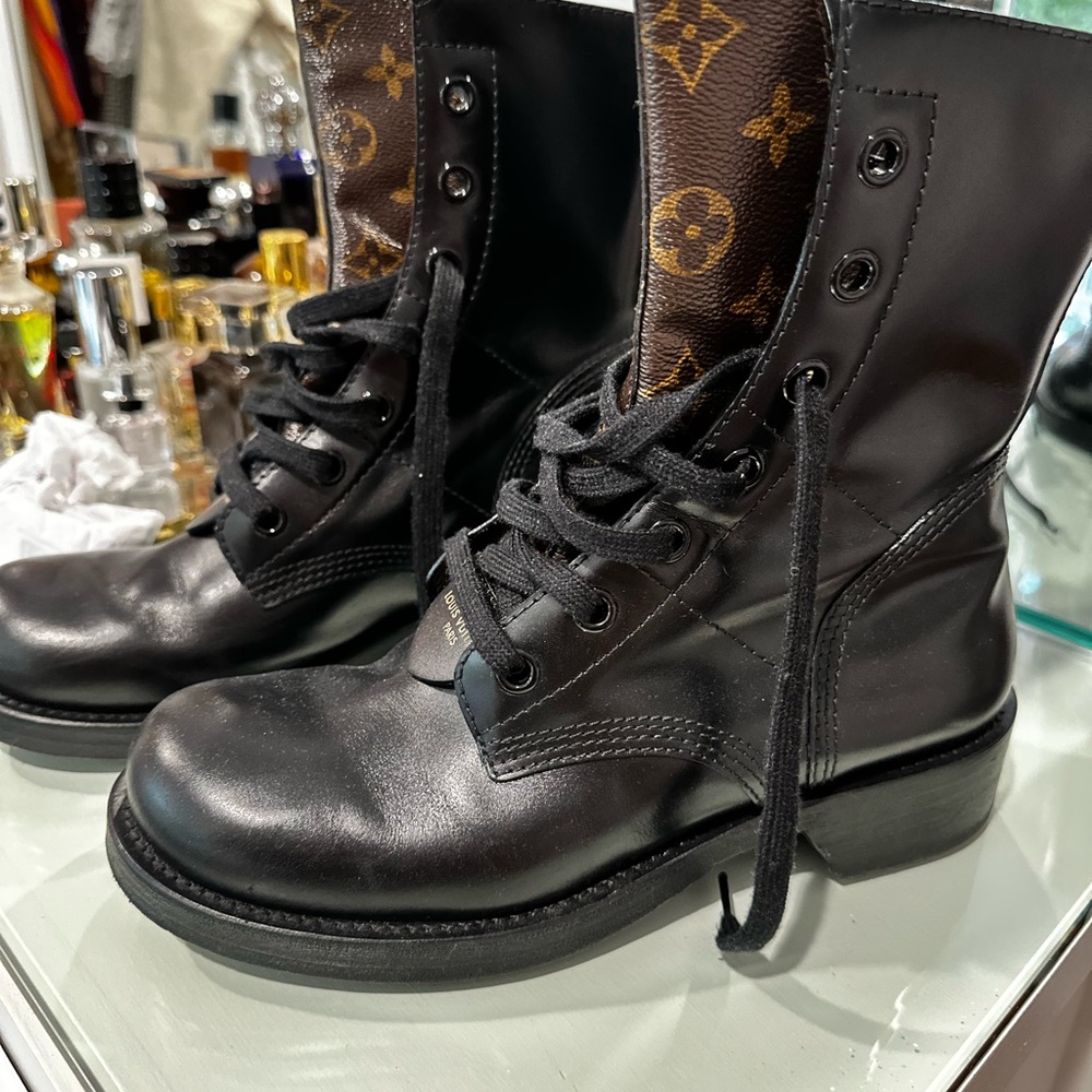 Louis Vuitton Black Ankle Boots